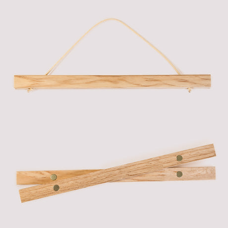 Magnetische Holzstäbe