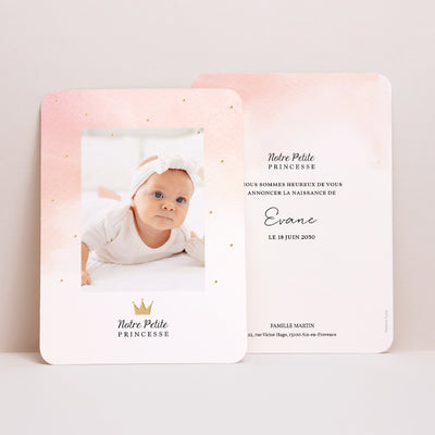 Geburtskarten Prinzessin