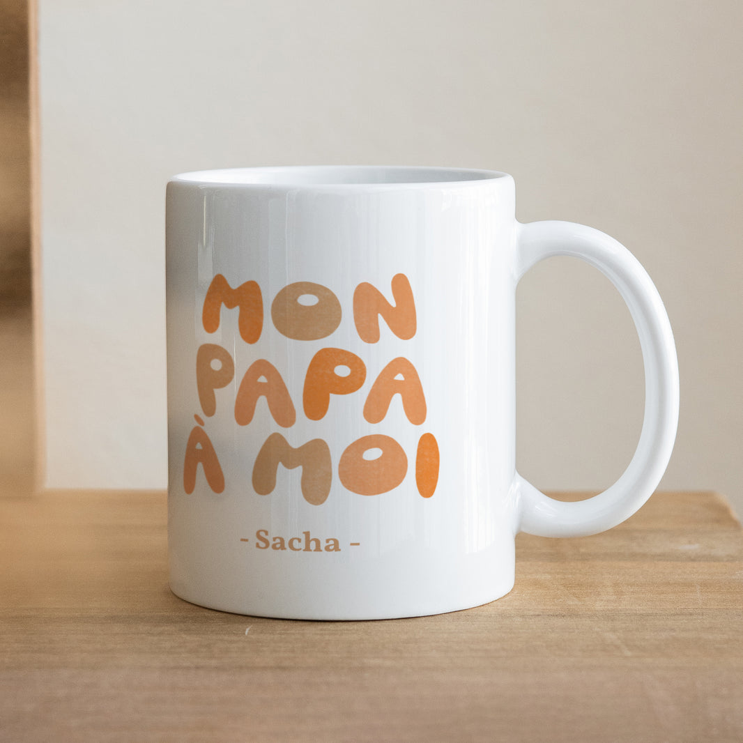 Mug Objets Blanc Mon Papa à Moi foto N° 1