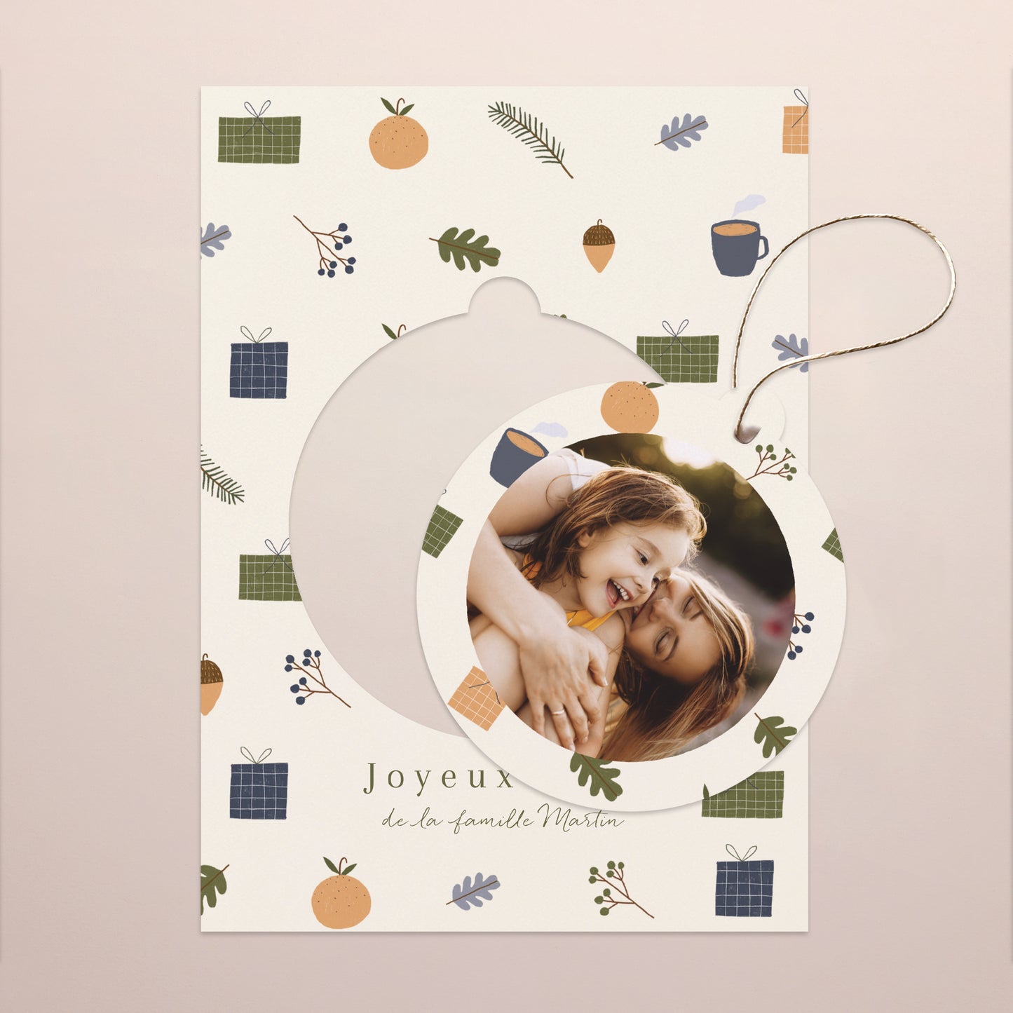 Weihnachtskarte Weihnachten Abnehmbar Weihnachtsgeist II foto N° 1