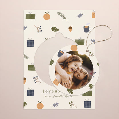 Weihnachtskarte Weihnachten Abnehmbar Weihnachtsgeist II foto N° 1