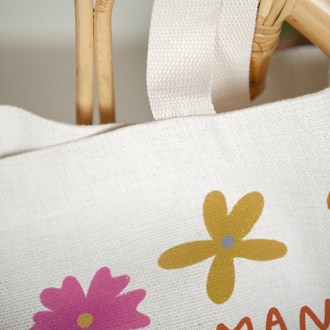 Tote bag Objets Anse en toile Maman d'Amour foto N° 3