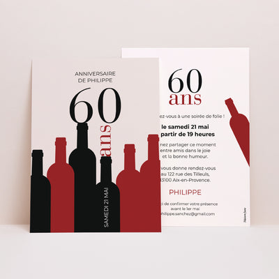 Einladung zum 60. Geburtstag