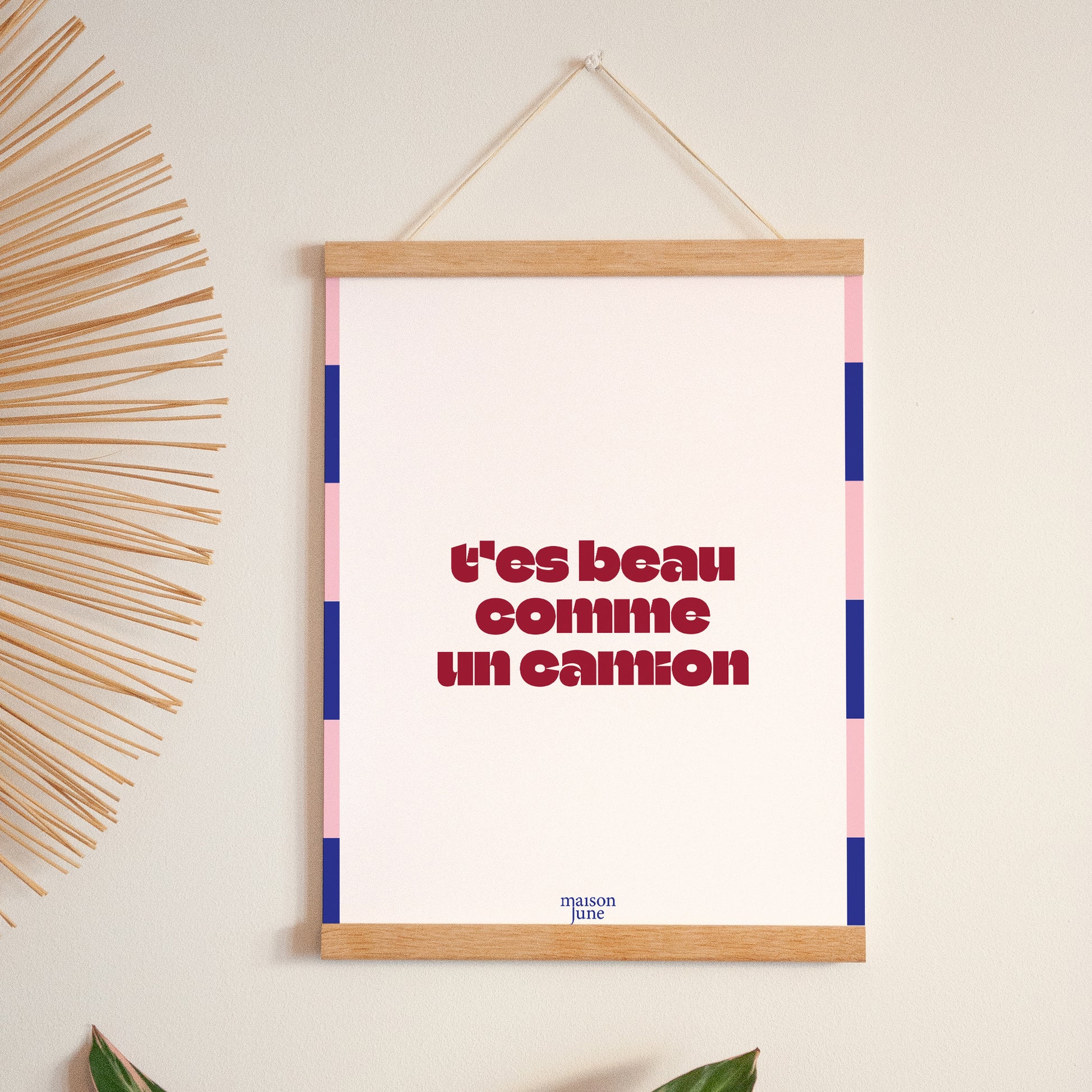 Affiche Portrait 30 x 40 cm Beau comme un camion foto N° 1