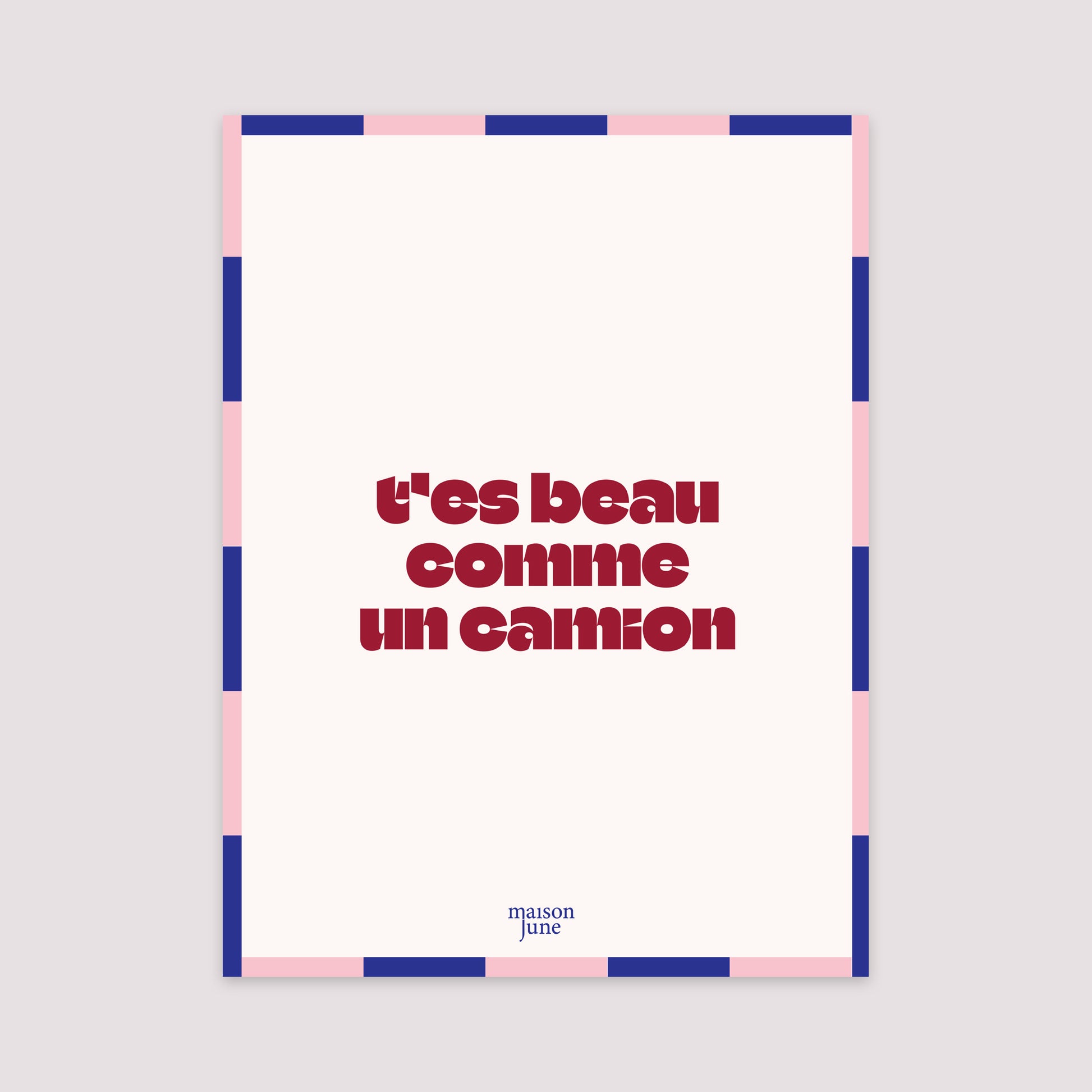 Affiche Portrait 30 x 40 cm Beau comme un camion foto N° 2