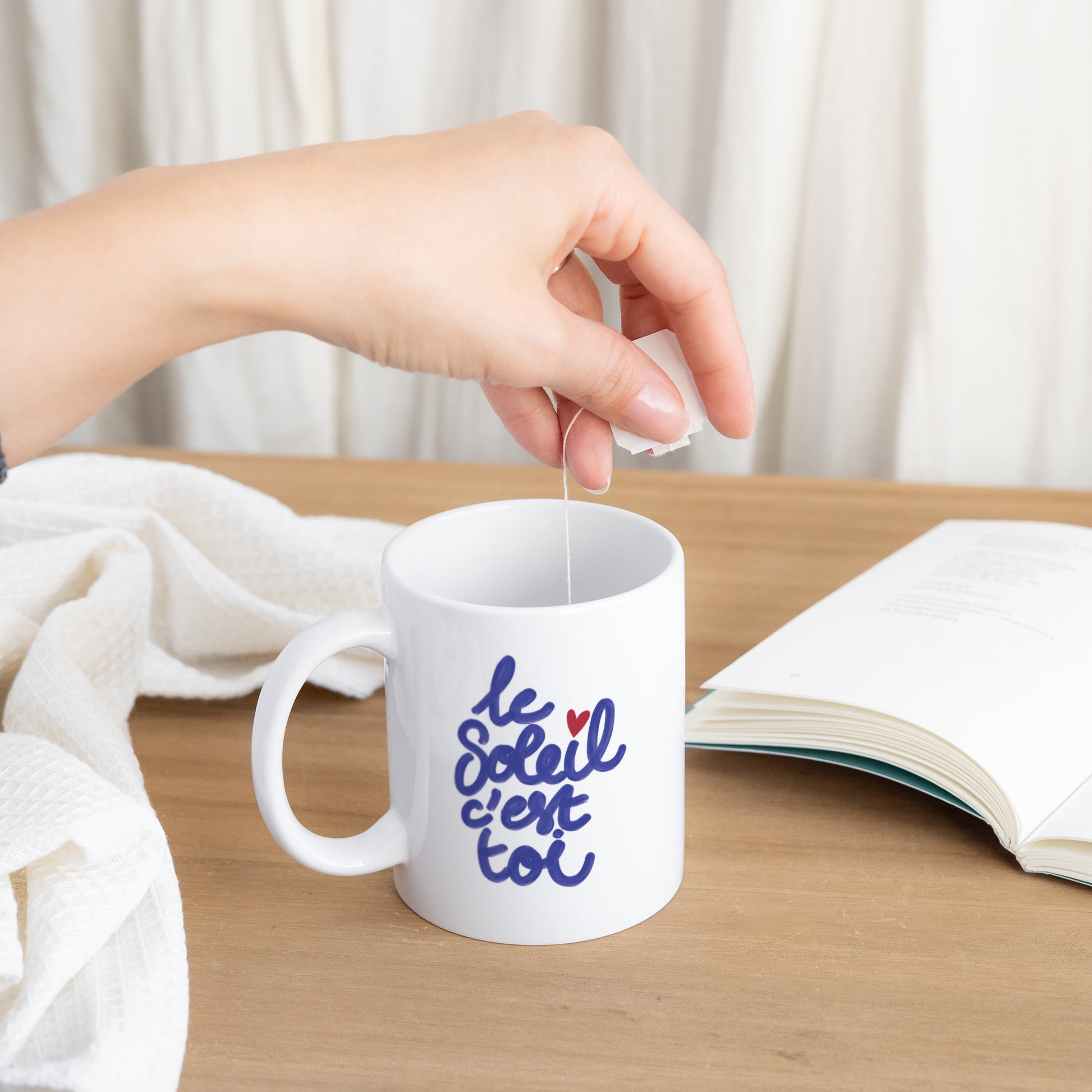 Mug Blanc Le soleil c'est toi foto N° 3