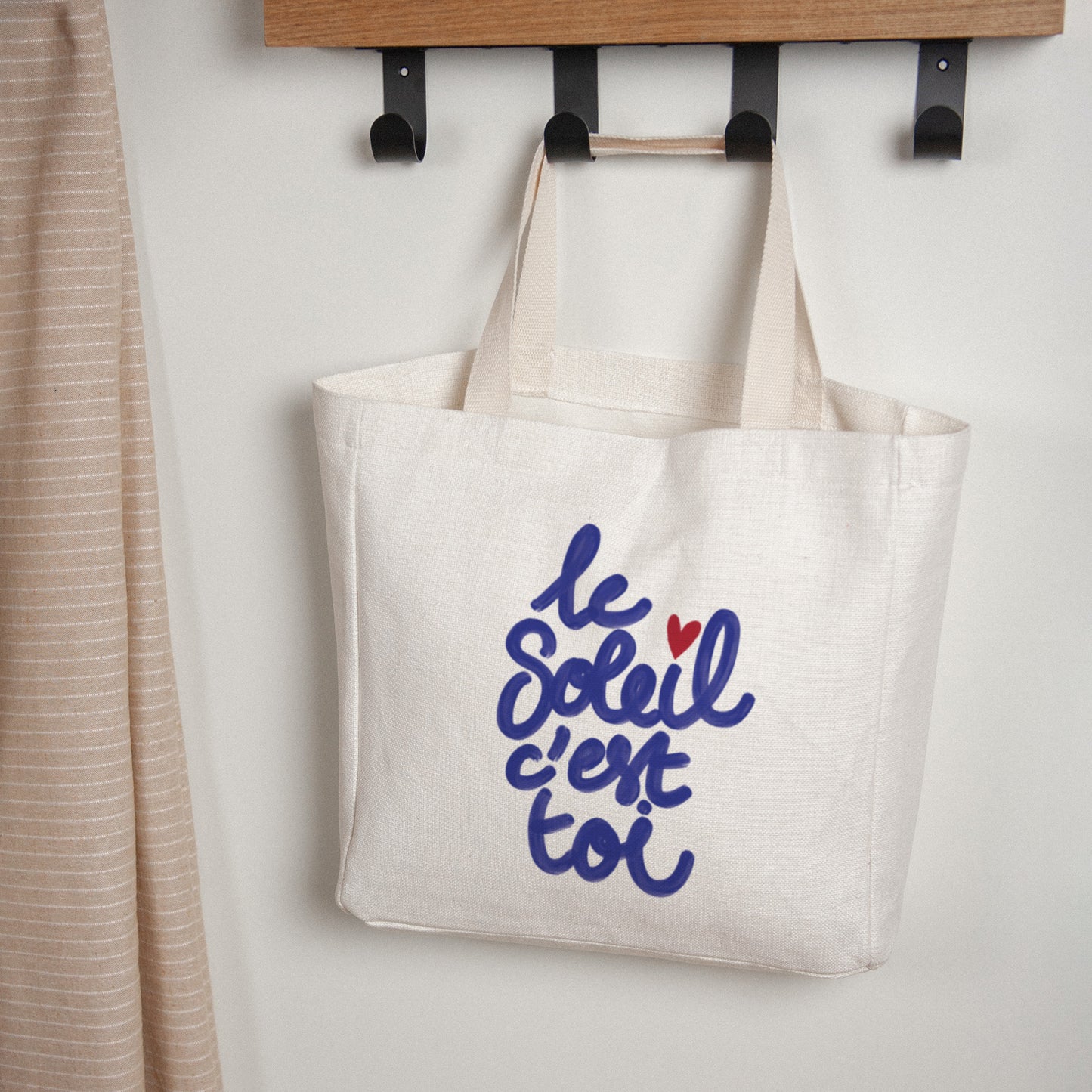 Tote bag Anse en toile Le soleil c'est toi foto N° 1