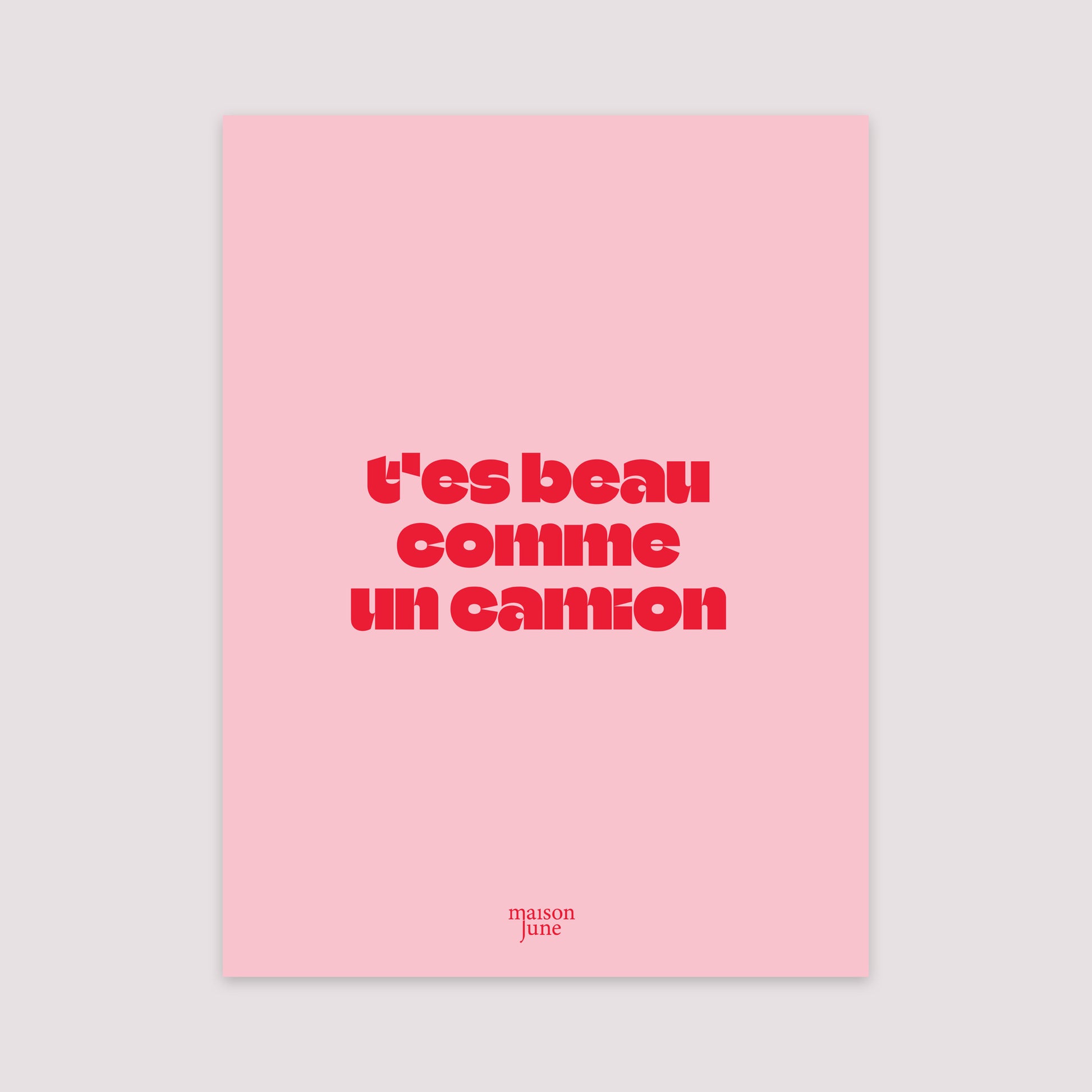 Affiche Portrait 30 x 40 cm Beau comme un camion II foto N° 2