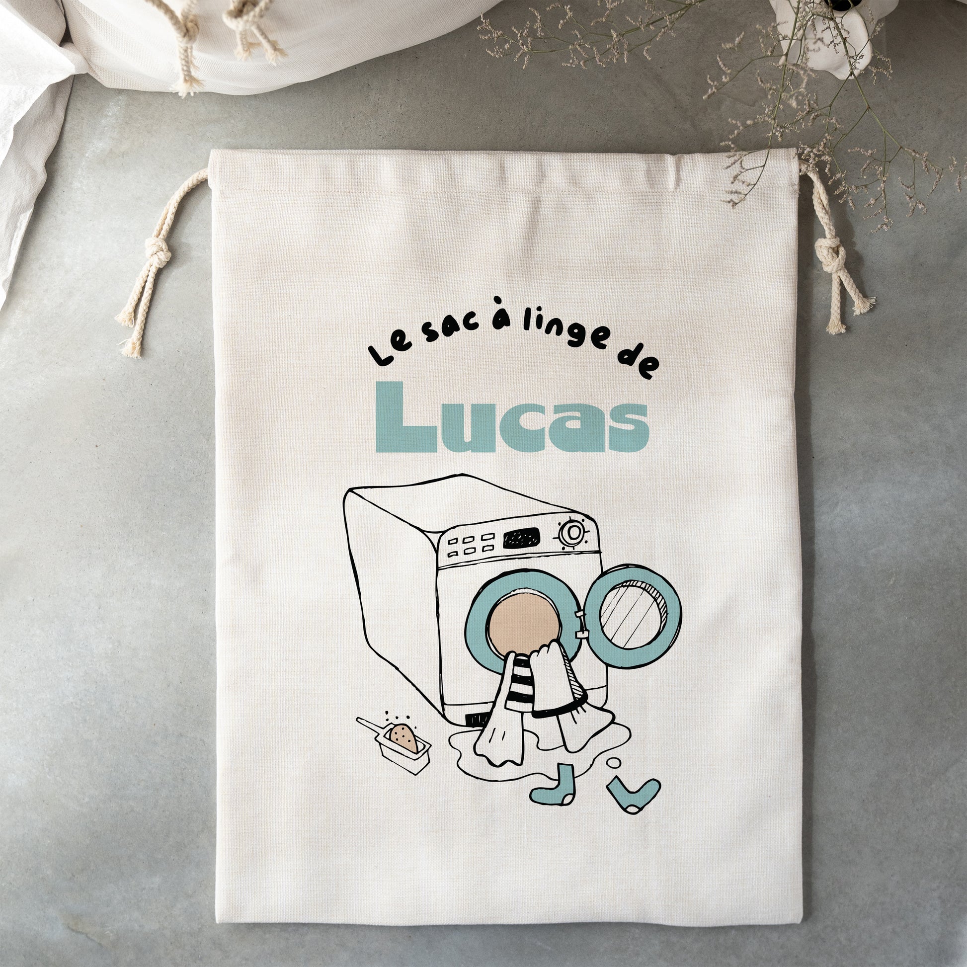 Sac à linge Grand format Mission Linge Sale Bleu foto N° 2