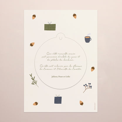 Weihnachtskarte Weihnachten Abnehmbar Weihnachtsgeist II foto N° 6