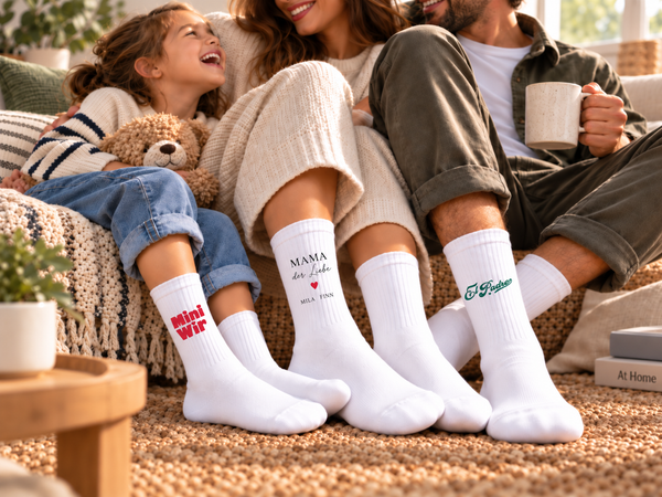 Personalisierte Socken: eine originelle Geschenkidee mit viel Persönlichkeit